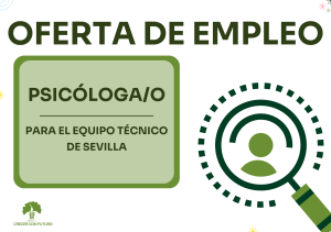 oferta de empleo psicóloga/o